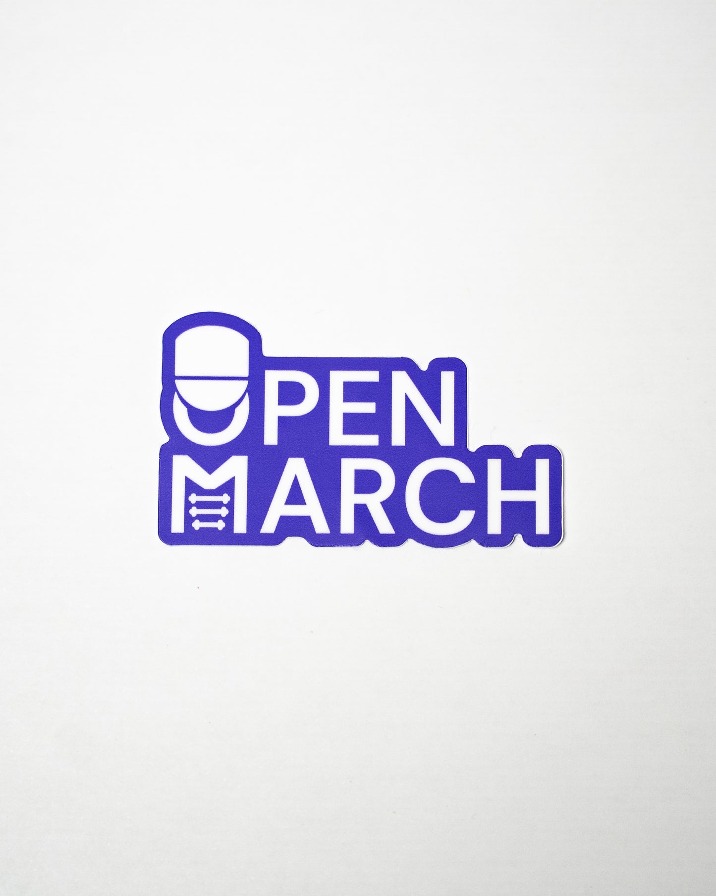 OpenMarch Text Logo Sticker